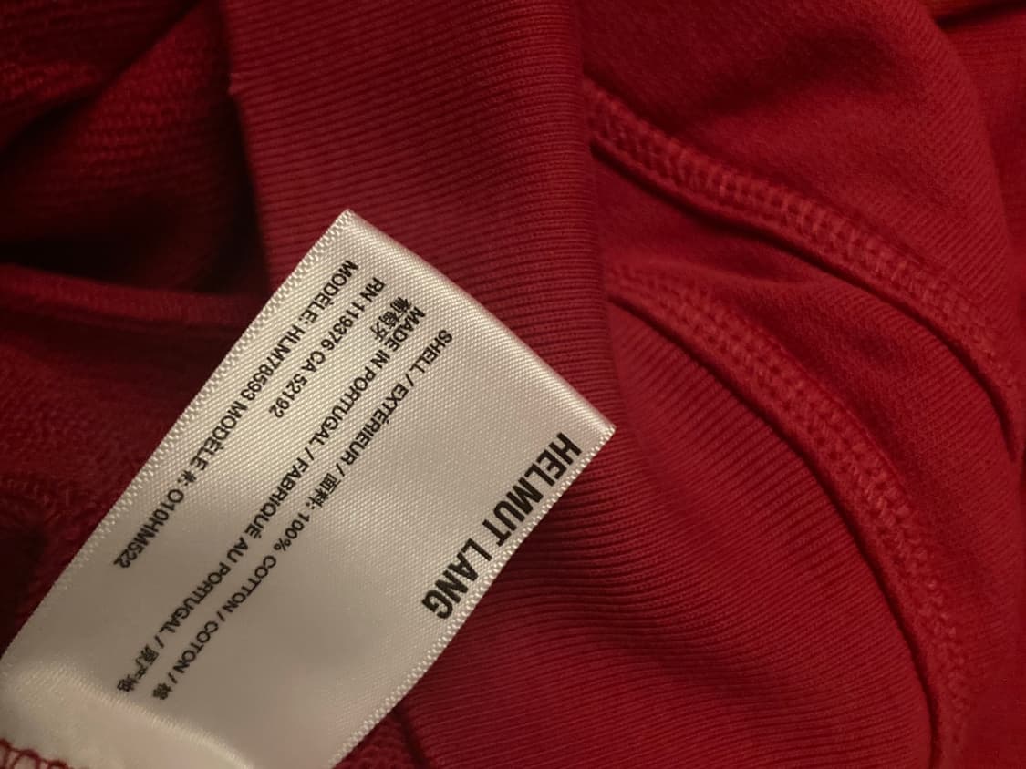 헬무트랭 포스트카드 후드티 L 상품이미지5