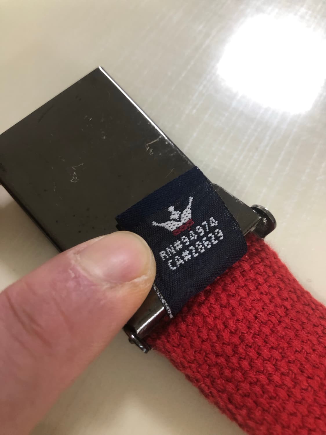 90’s 스투시 레드 웹벨트 상품이미지5