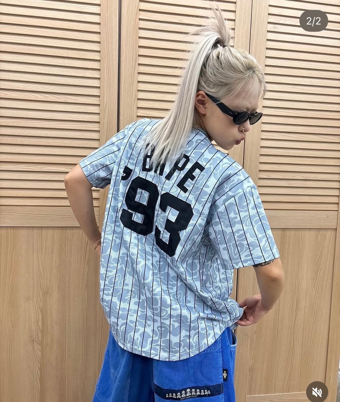 베이프 양키스 미첼엔네스 야구 져지 3XL 상품이미지4