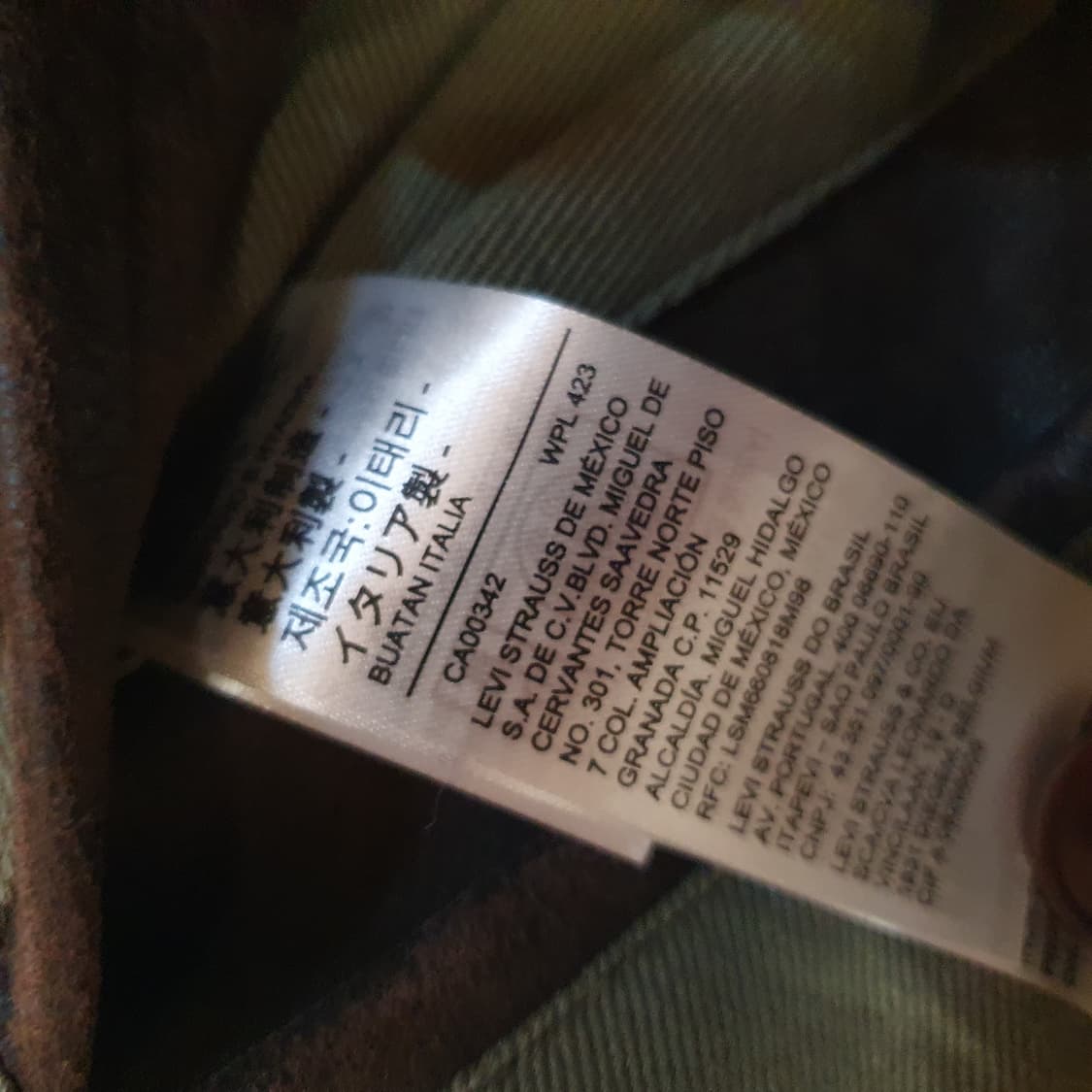 (M)리바이스 LVC 리버시블 레더 자켓 상품이미지10