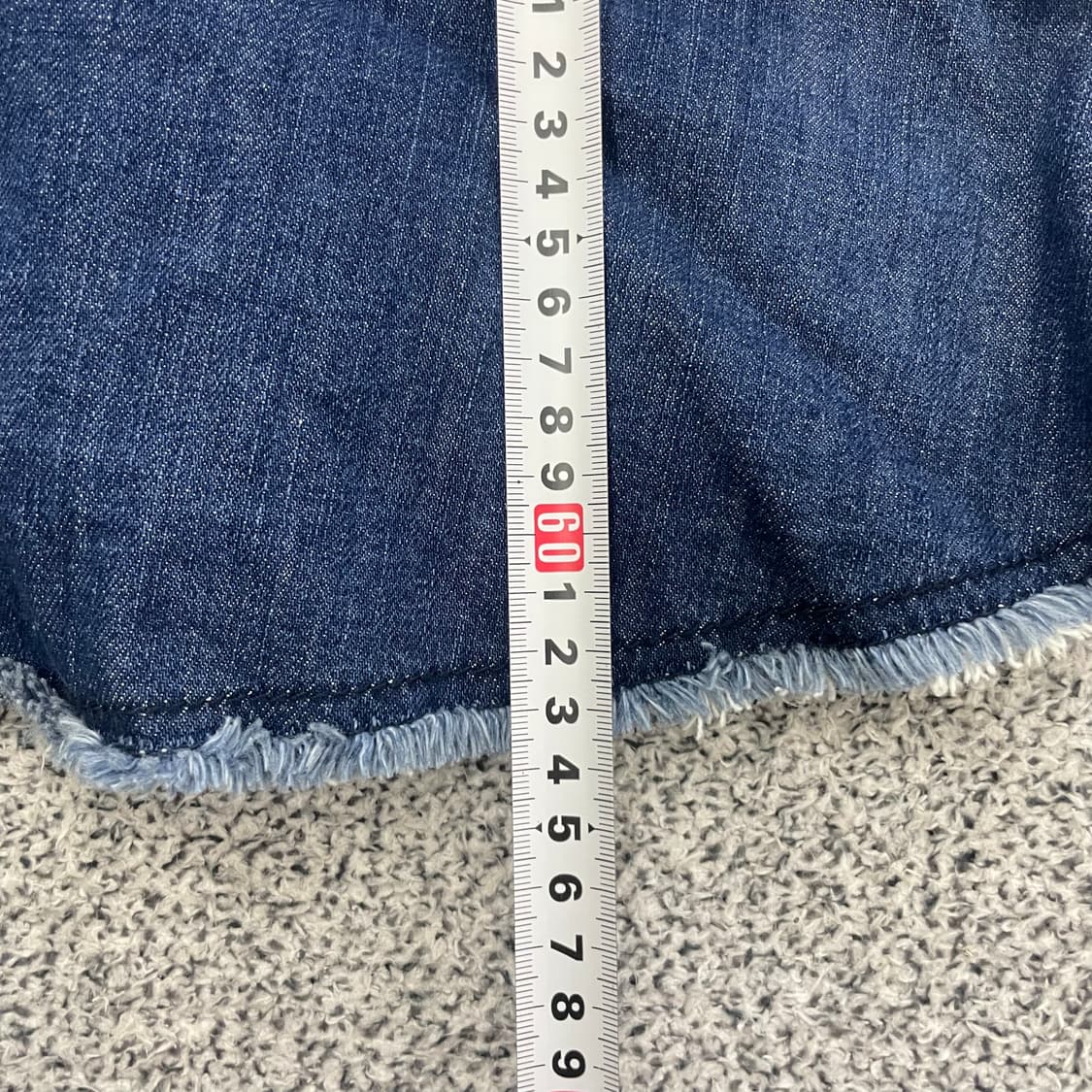 70 잇미샤 반에이크 데님 스커트 0210S 상품이미지7