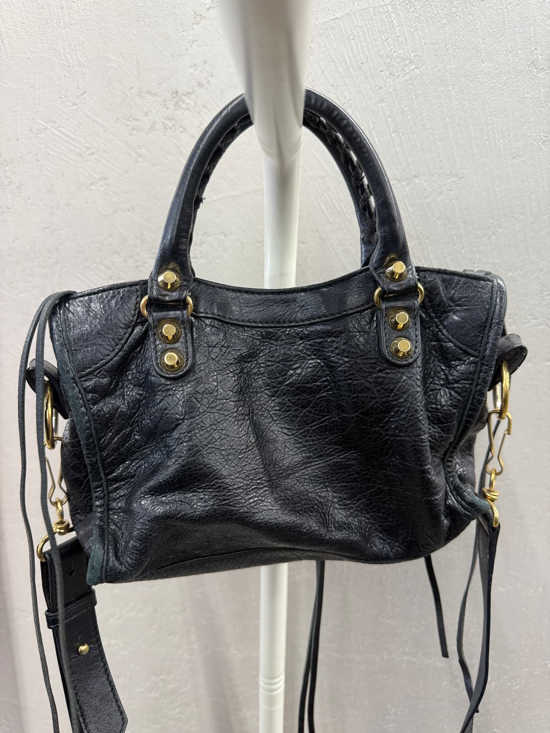 발렌시아가 정품 모터백 미니 블랙 상품이미지3