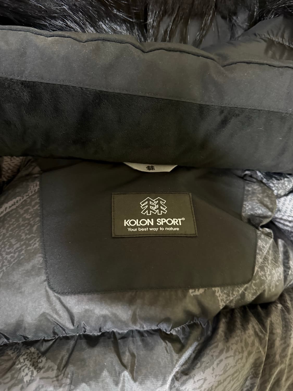 코오롱스포츠 안타티카 남성 블랙 패딩 95  상품이미지2