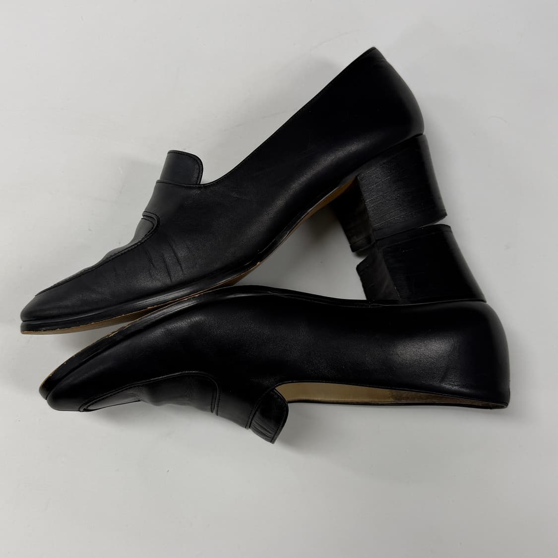 90s Margaret Howell mid heel loafers 상품이미지6