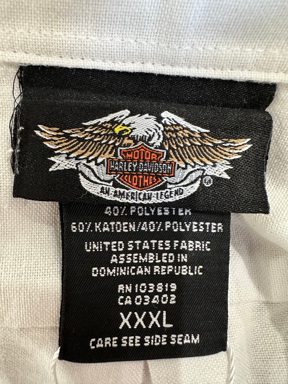 할리데이비슨 화이트 셔츠 상품이미지5