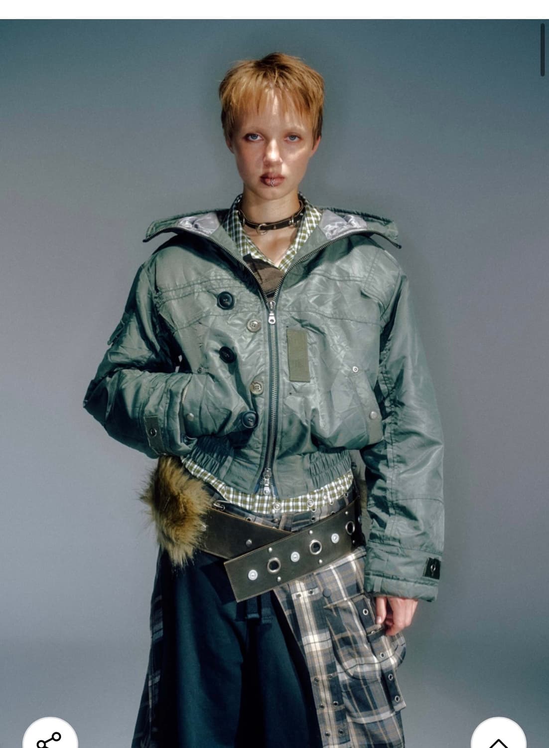 베이컨트 아카이브 n2b 봄버 카키 s 상품이미지3