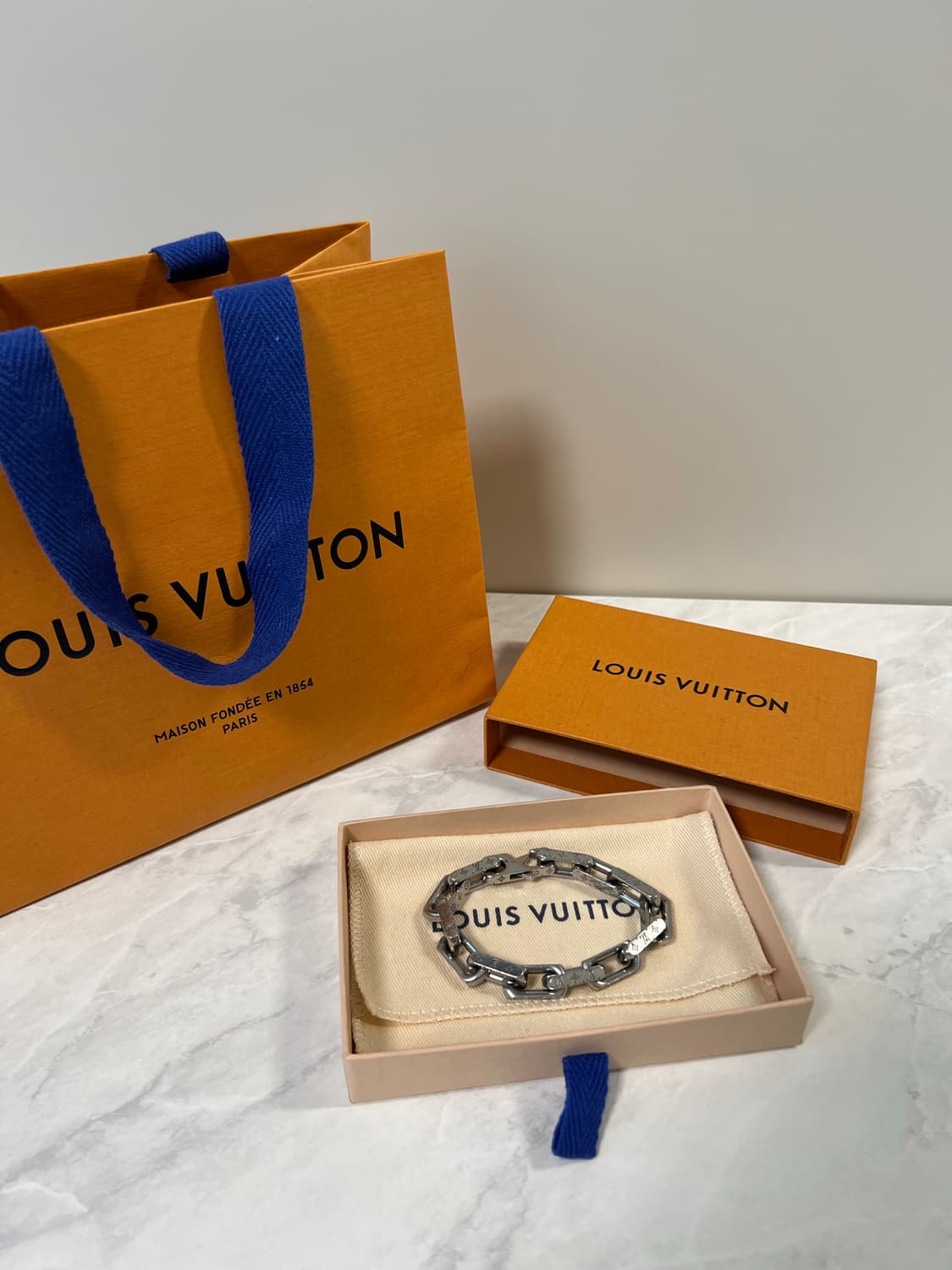 [M] 루이비통 버질아블로 모노그램 체인 팔찌 상품이미지1