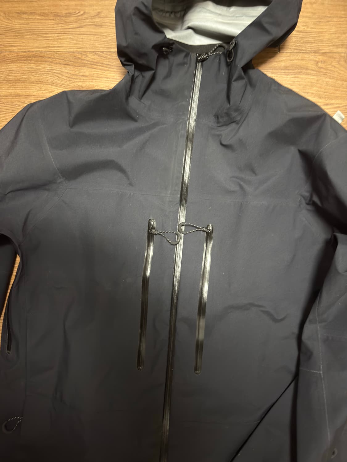 fetch 3LAYER HOODED JACKET BLACK 상품이미지3