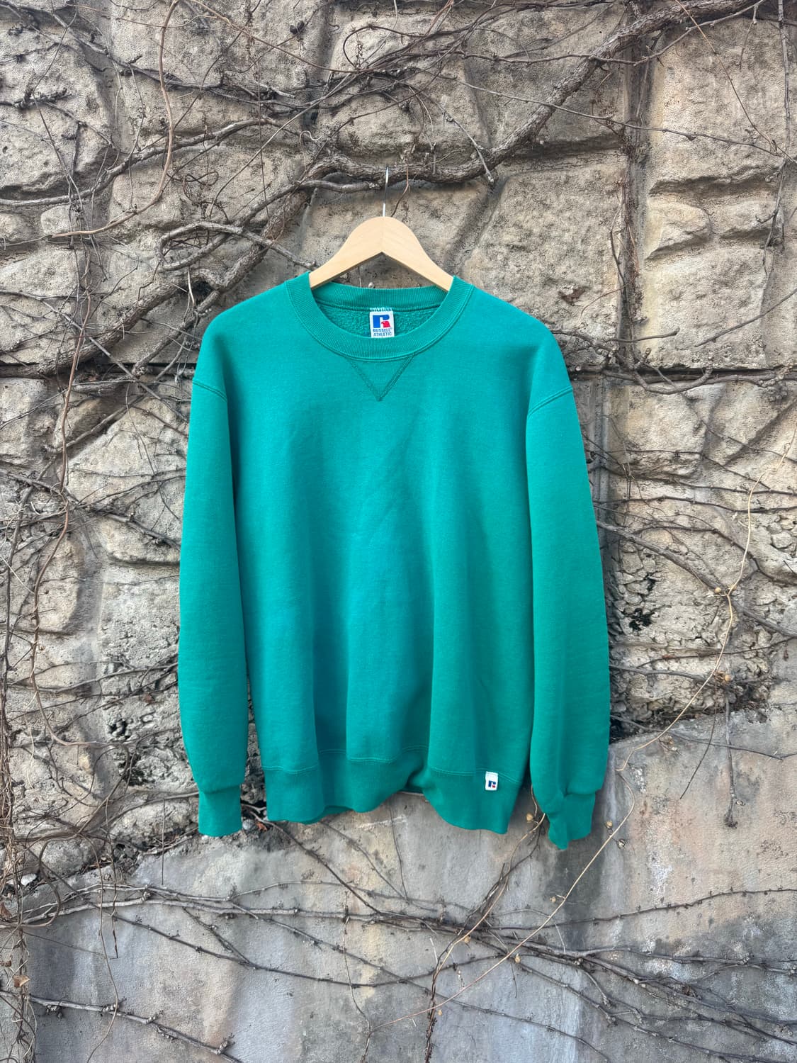 90s 러셀 애슬레틱 빈티지 플레인 무지 배기 스웻 셔츠 맨투맨 상품이미지1