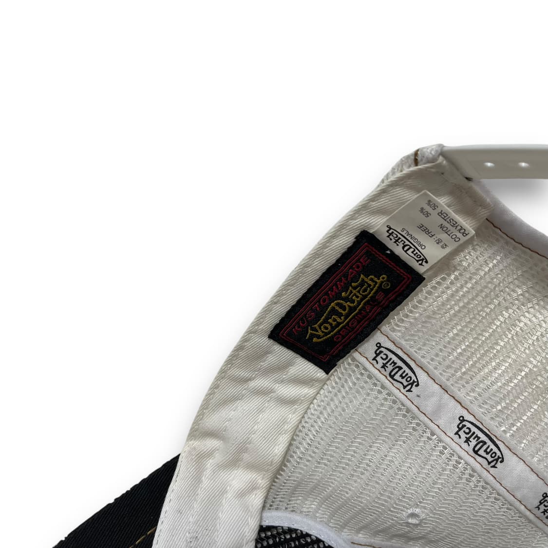 본 더치 y2k 다크 화이트 투톤 트러커 빈티지 메쉬캡 상품이미지6