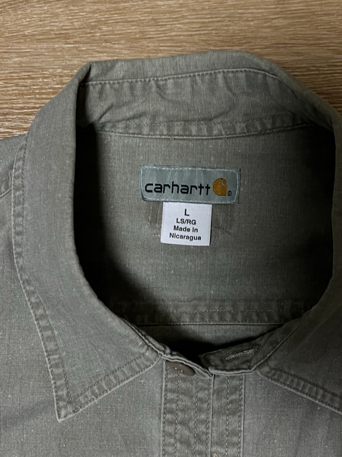 [L] 칼하트 FR 방염 유틸리티 워크 셔츠 (견장 디테일) 상품이미지3