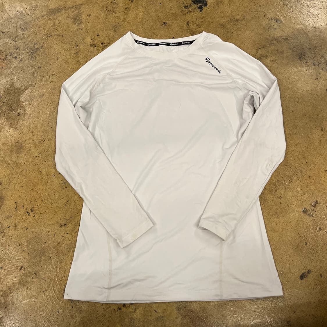 [정품/L] 테일러메이드 골프웨어 긴팔티 화이트 b17 상품이미지2