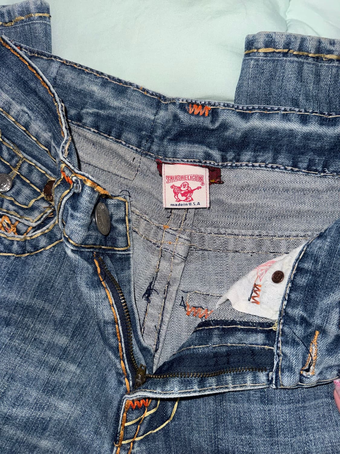 트루릴리젼 트루릴리전 부츠컷 청바지 데님 팬츠  상품이미지4