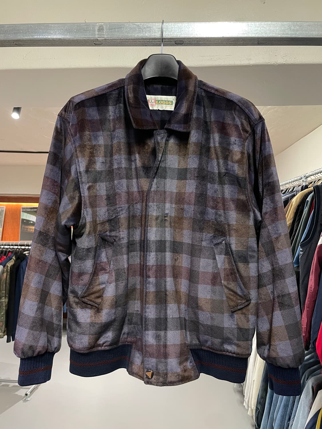 빈티지 체크 스웨이드 자켓   상품이미지6