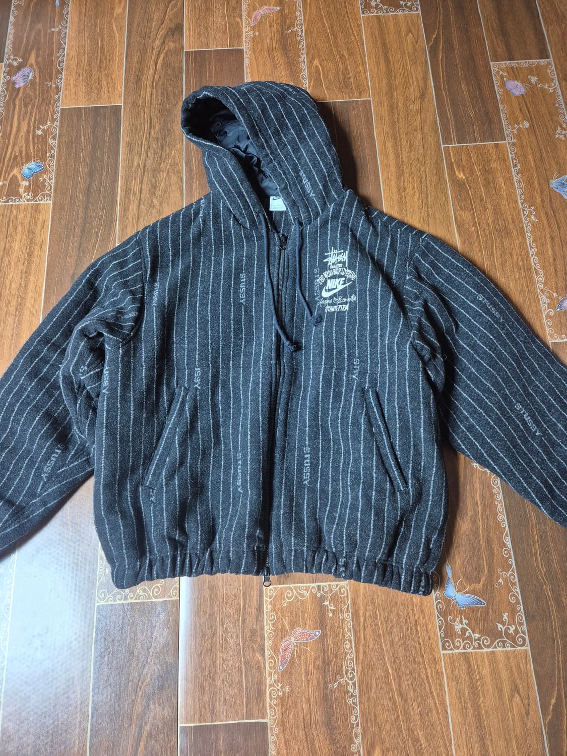 나이키 스투시 NRG 스트라이프 울 자켓 DR4023-010 상품이미지1