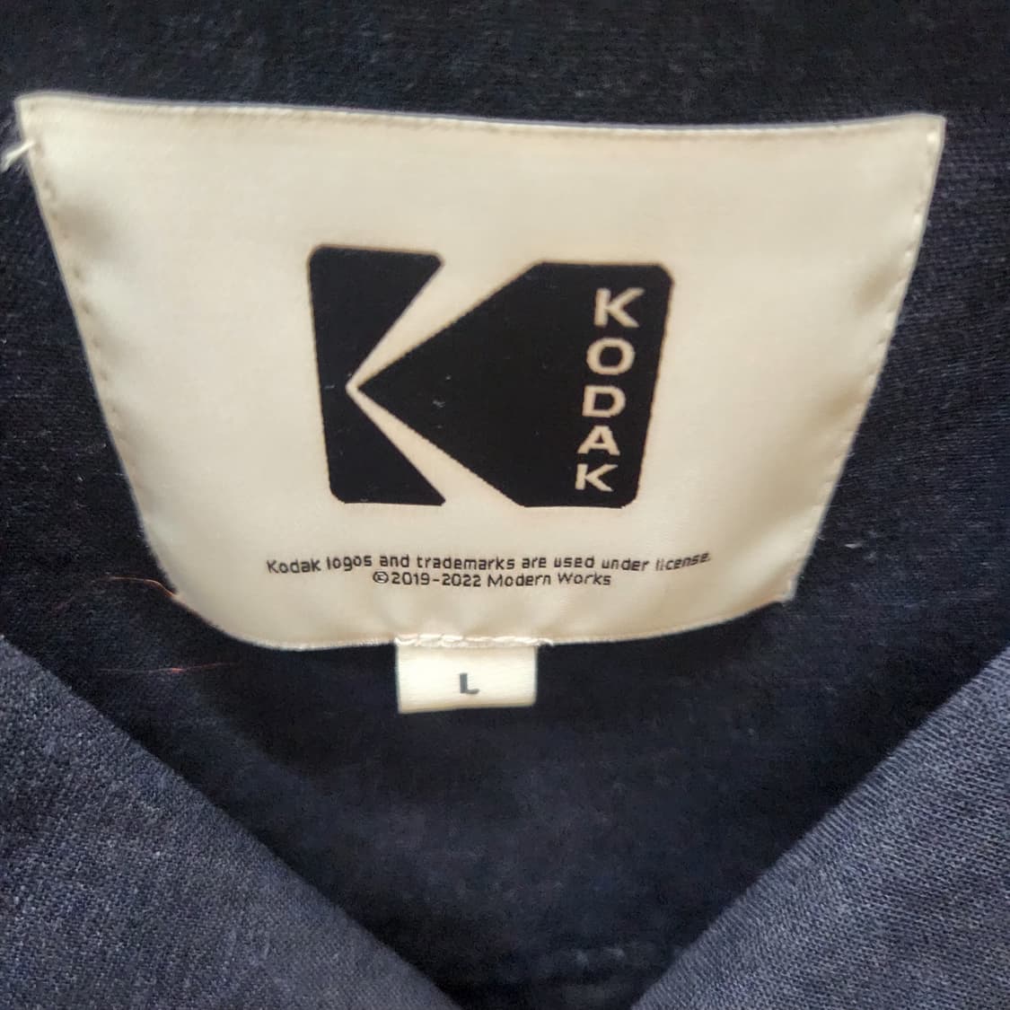 코닥 원포켓 플라워 자수 린넨 혼방 반팔셔츠 L(XL) 상품이미지6