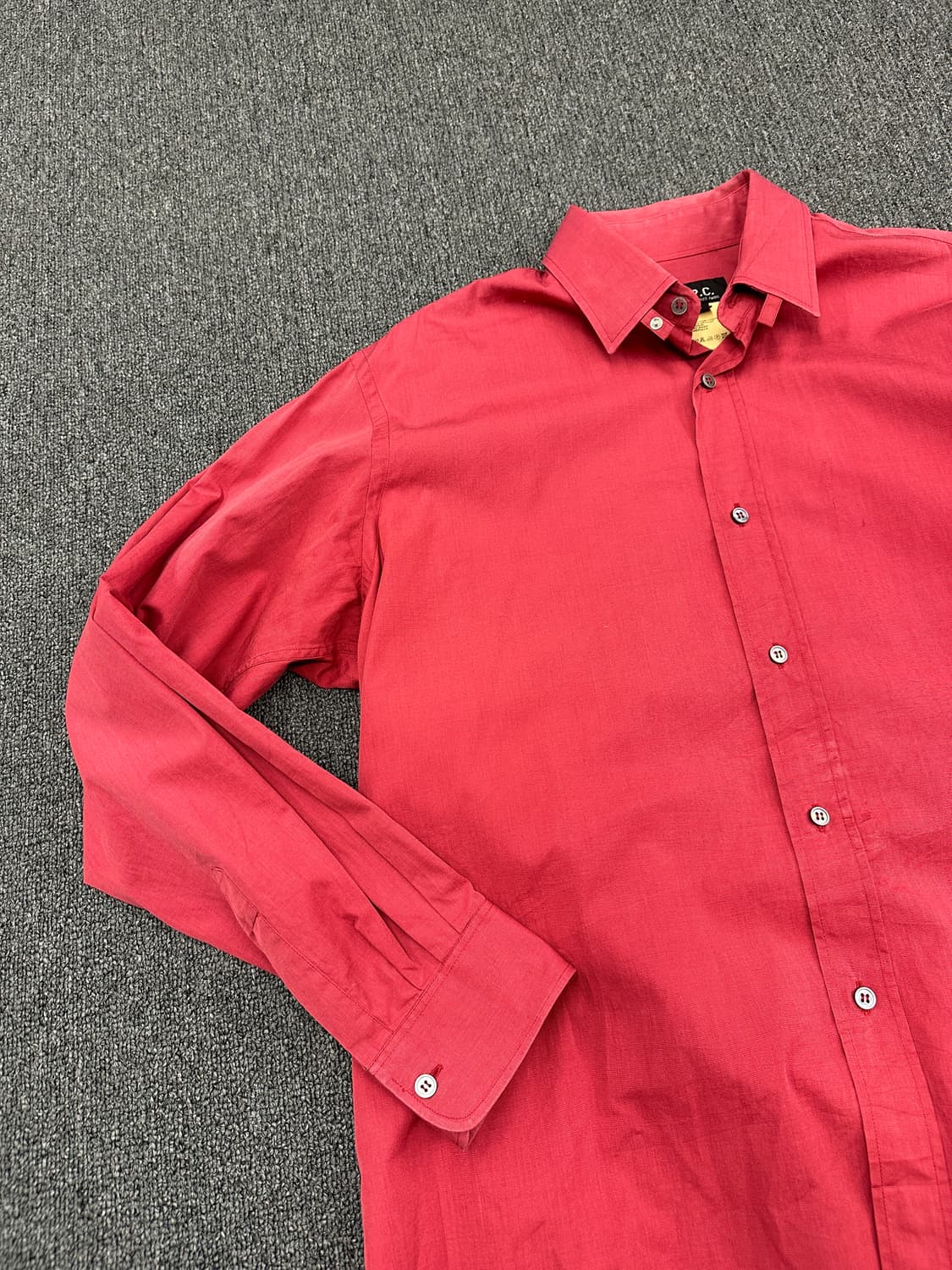 1) APC 아페쎄 실크 긴팔 셔츠 상품이미지3