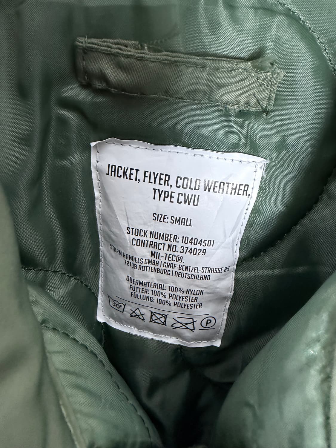 밀텍 cwu 밀텍자켓 항공점퍼 ma1  상품이미지5