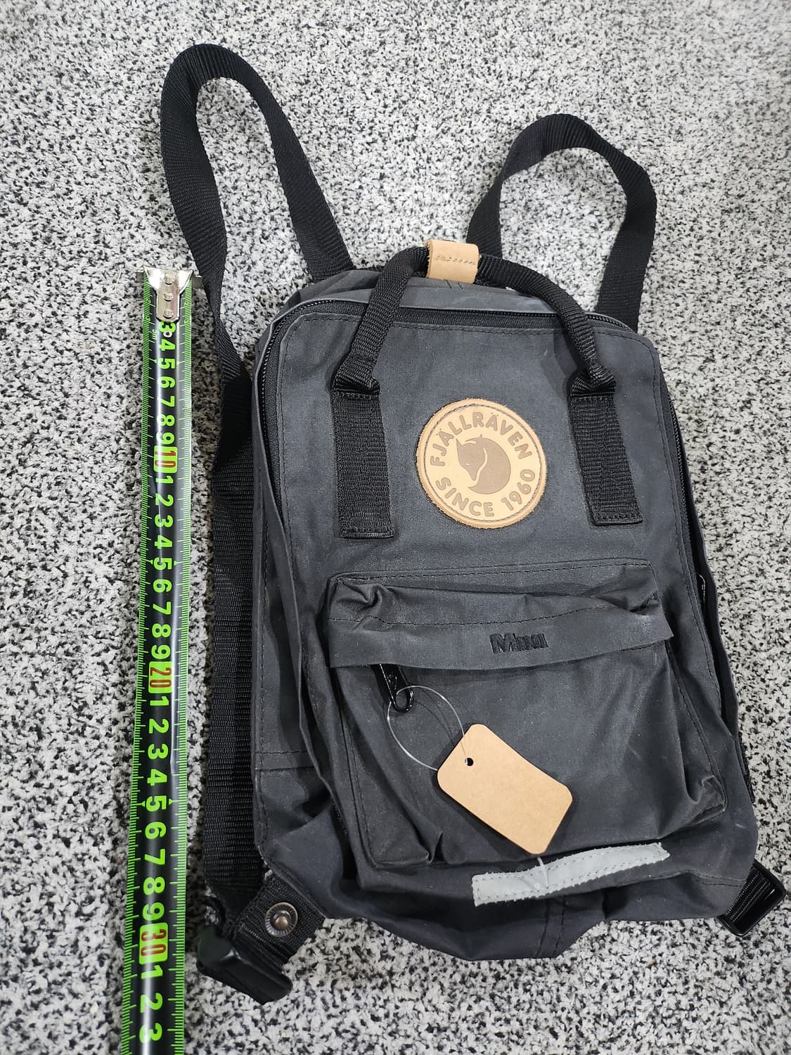 피엘라벤 칸켄 백팩 미니 (블랙/가죽로고)  상품이미지5