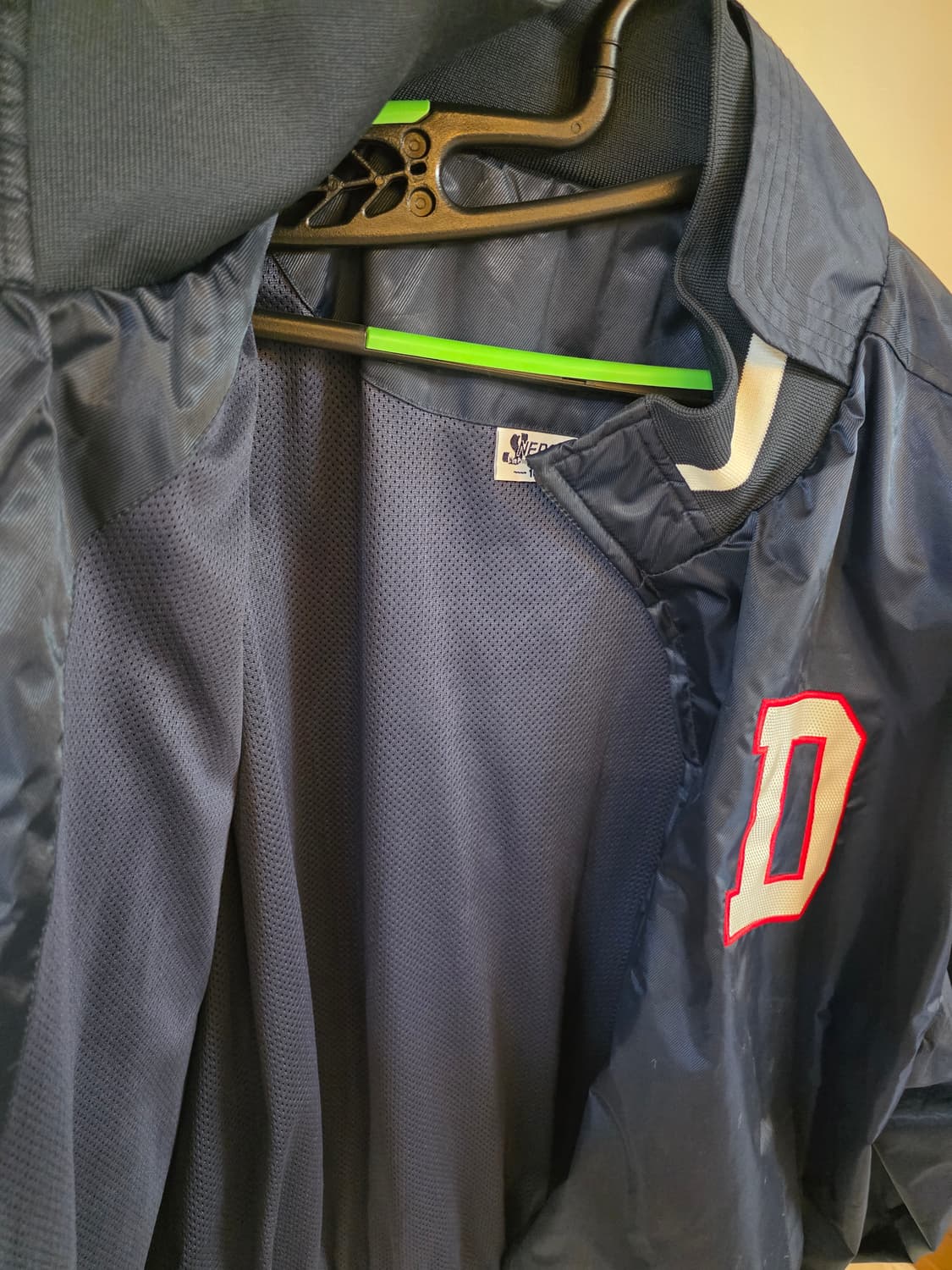 두산베어스 스타디움자켓  춘추야구바람막이점퍼 네이비 상품이미지5