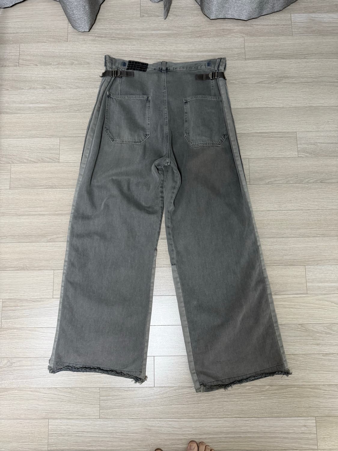 [4]폴리테루 24fw 리빌드고시마 데님 블루그레이 상품이미지3