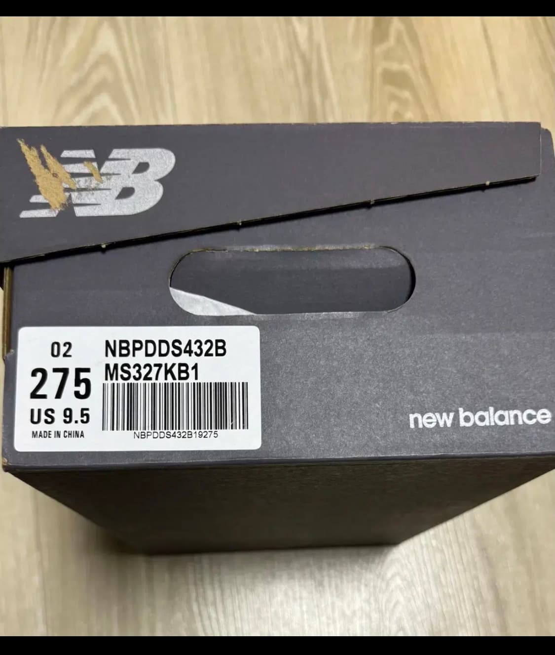 뉴발란스 327 블랙 275사이즈 상품이미지7