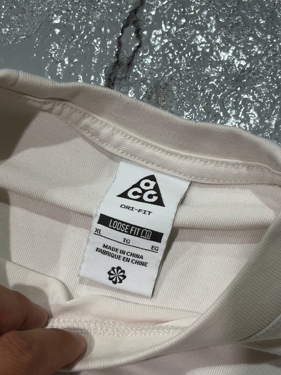 나이키(nike) ACG 드라이핏 티셔츠 팬텀 - 아시아 상품이미지3