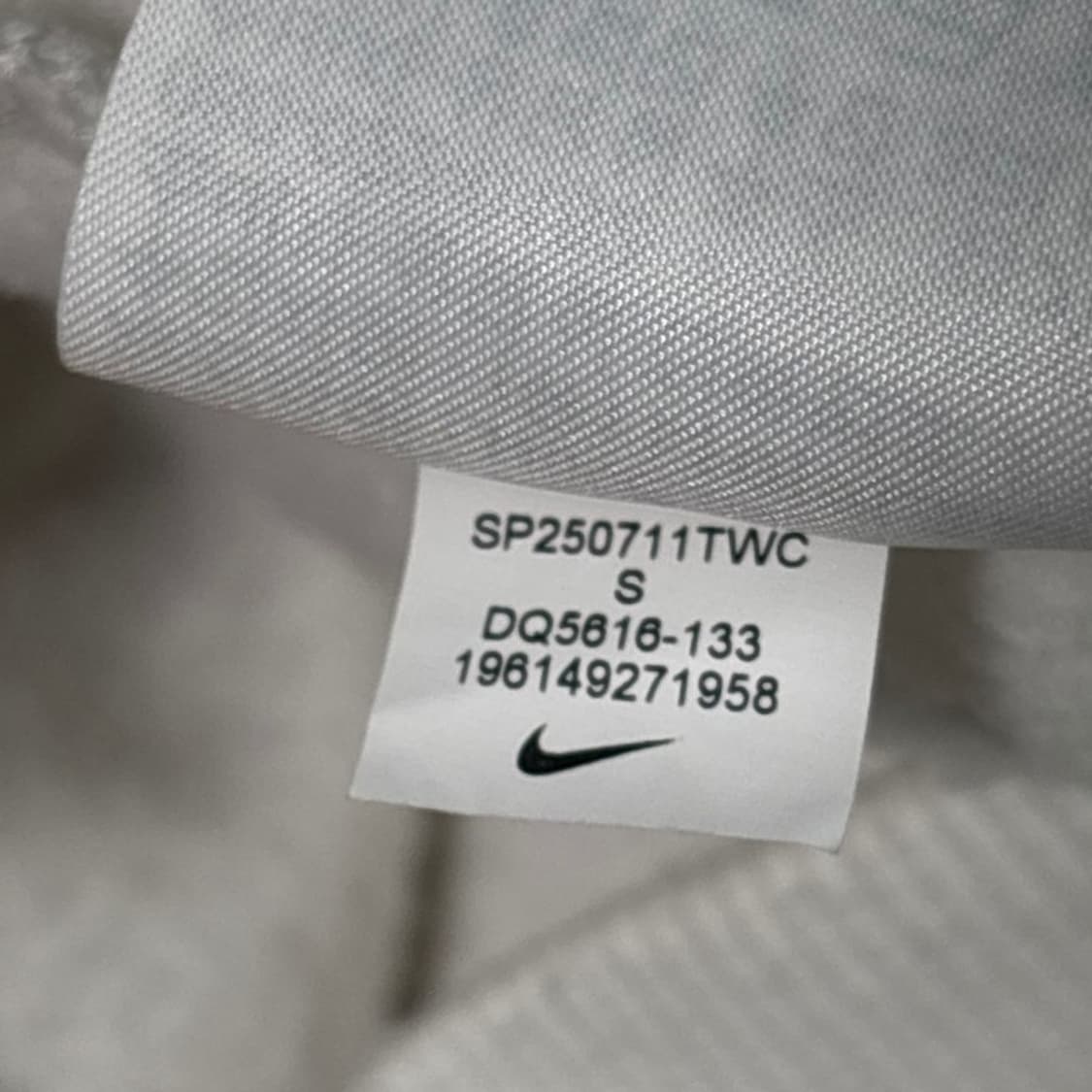 NIKE 여성용 와이드 레그 스웻팬츠 화이트 S 상품이미지9