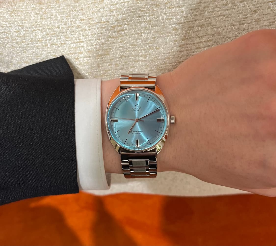빈티지 오메가 씨마스터 코스믹 논데이트 오토매틱 (백금 도금) 상품이미지1