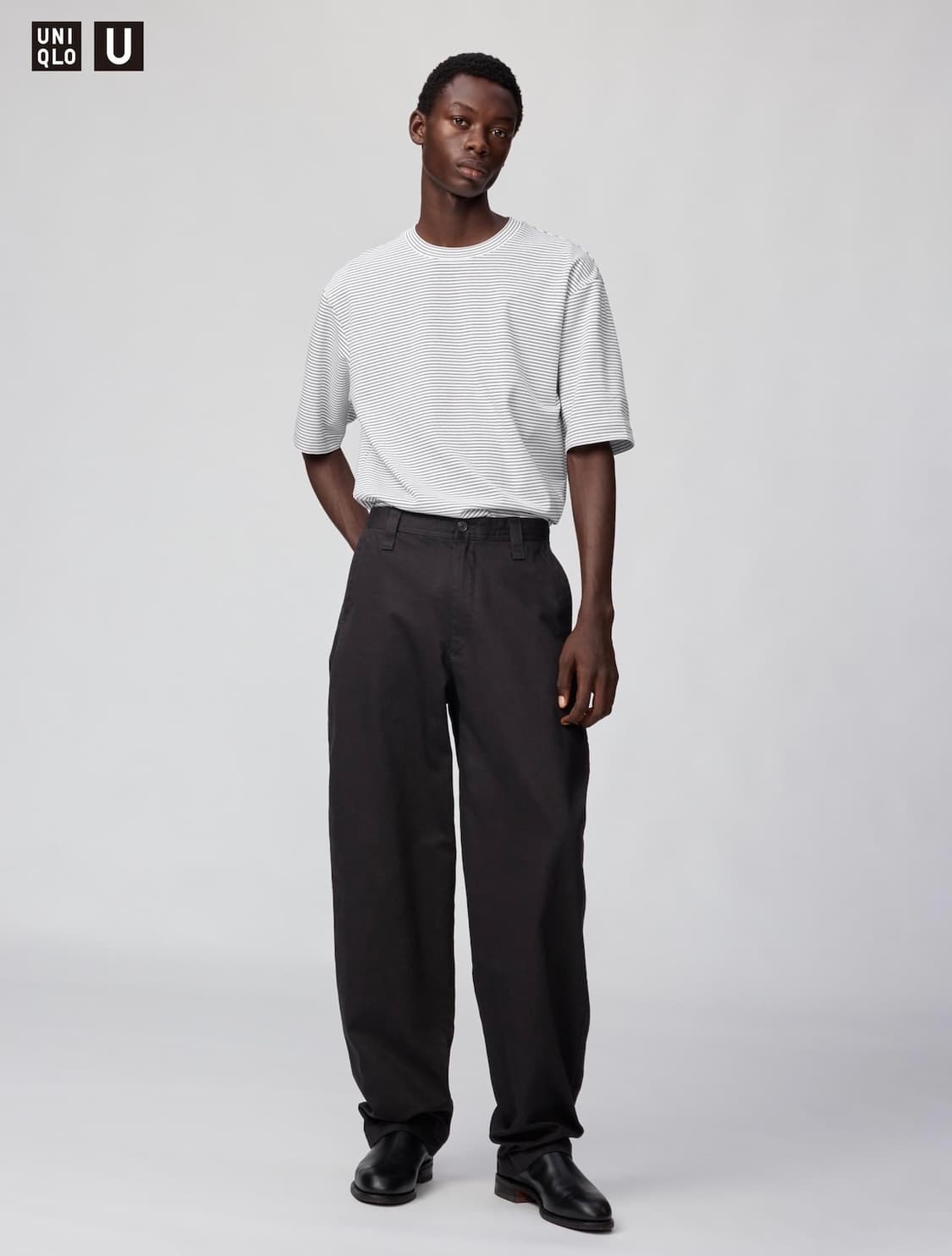 유니클로 U 와이드핏 치노 / 블랙 82 ( 32-34 ) 상품이미지1
