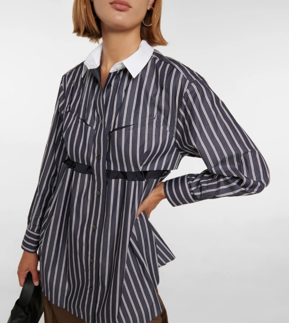 사카이 스트라이프 디테일 셔츠 상품이미지9