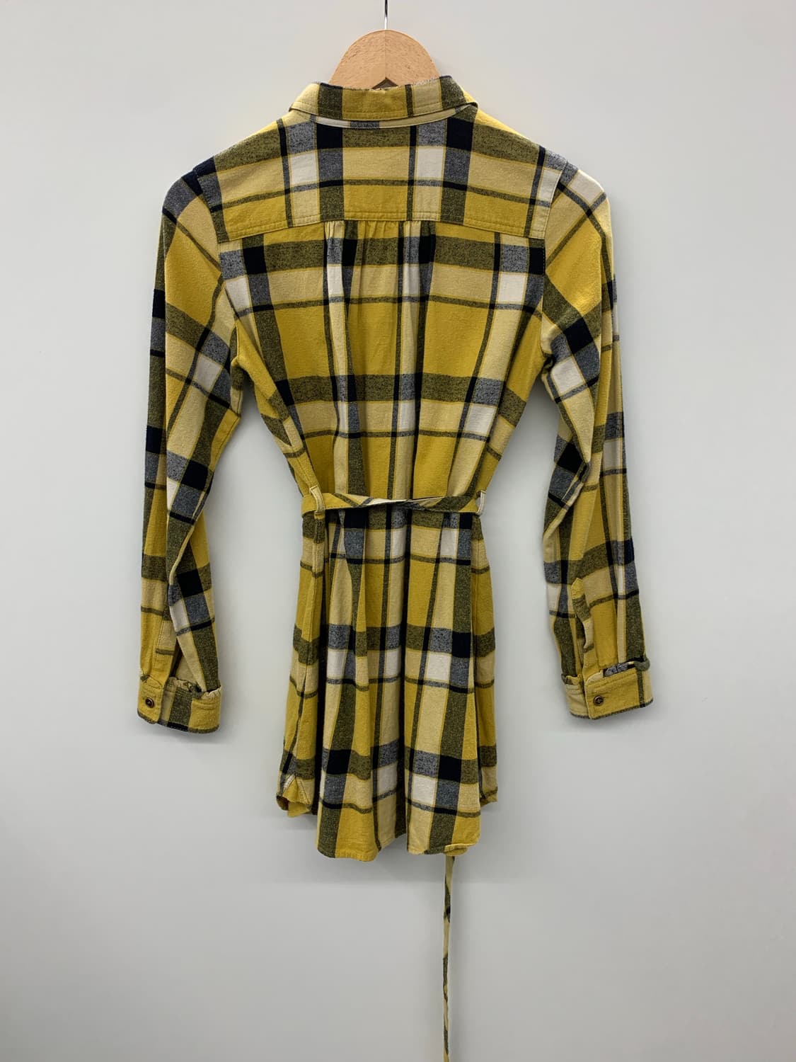 버버리 블루라벨 플란넬 체크 벨트 원피스 상품이미지8