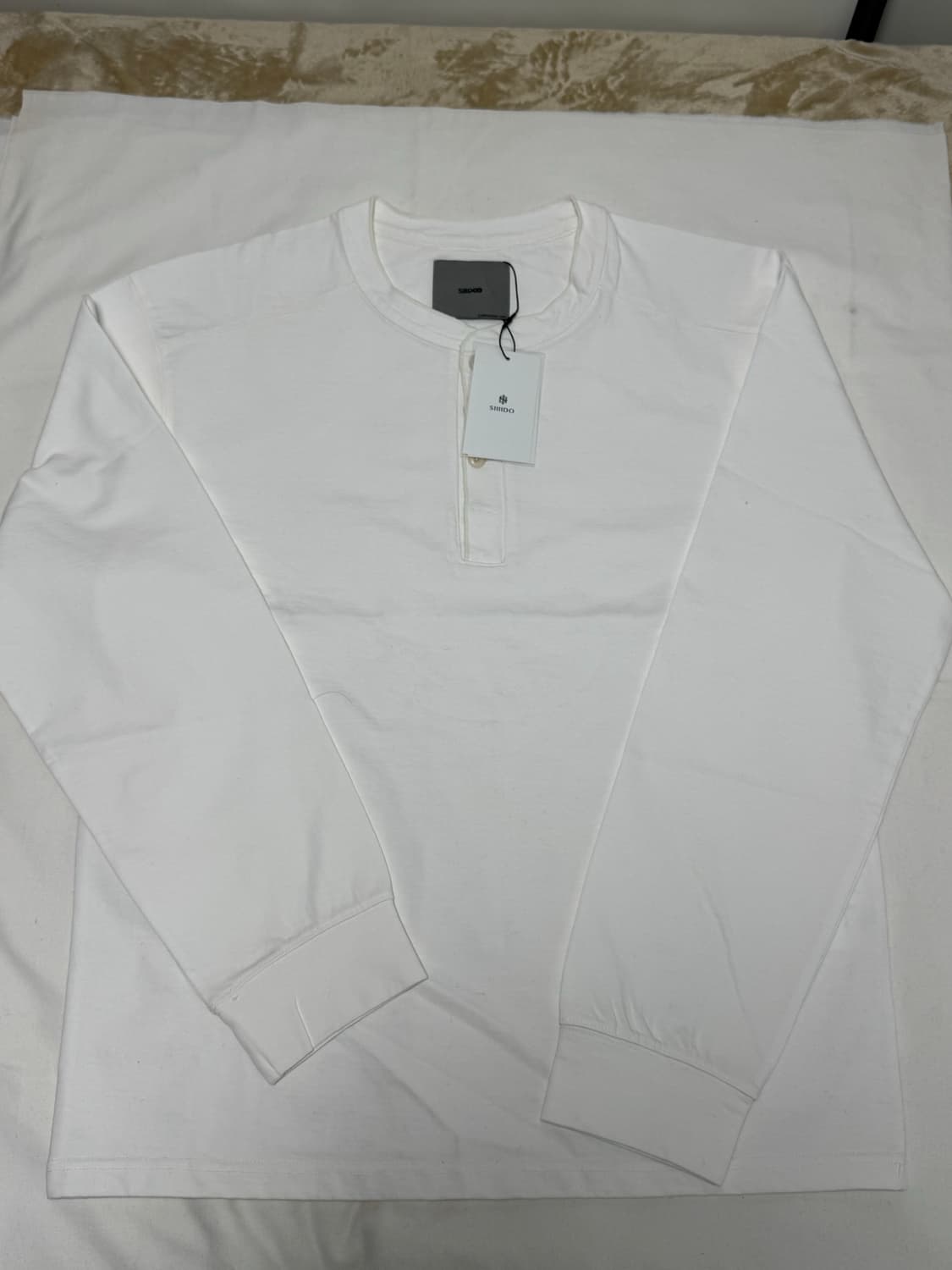 시도 / 헨리넥 롱슬리브 (화이트) / 2 상품이미지2