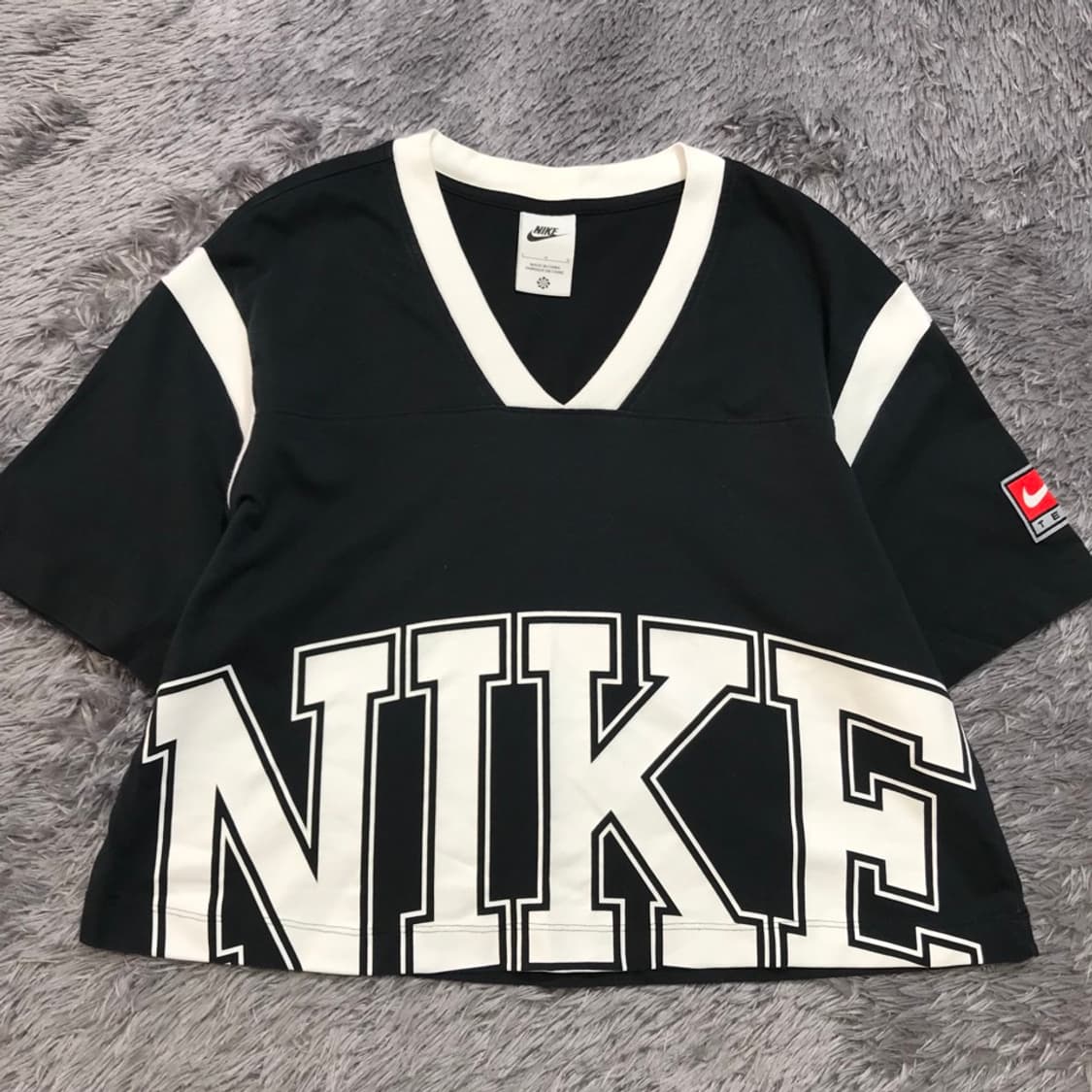 [[여성 L, A급] 나이키(NIKE) NSW 크롭 반팔티셔츠@633 상품이미지1