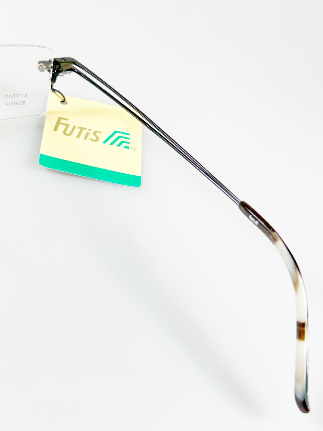 90s FUTIS 무테 스퀘어 프레임 빈티지 안경 상품이미지6