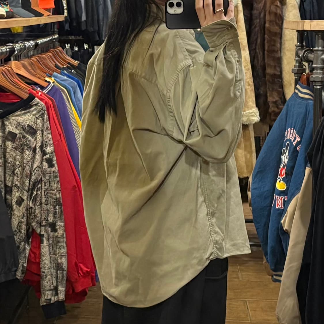 [HI] Carhartt 칼하트 코듀로이 긴팔 셔츠 아이보리 상품이미지5