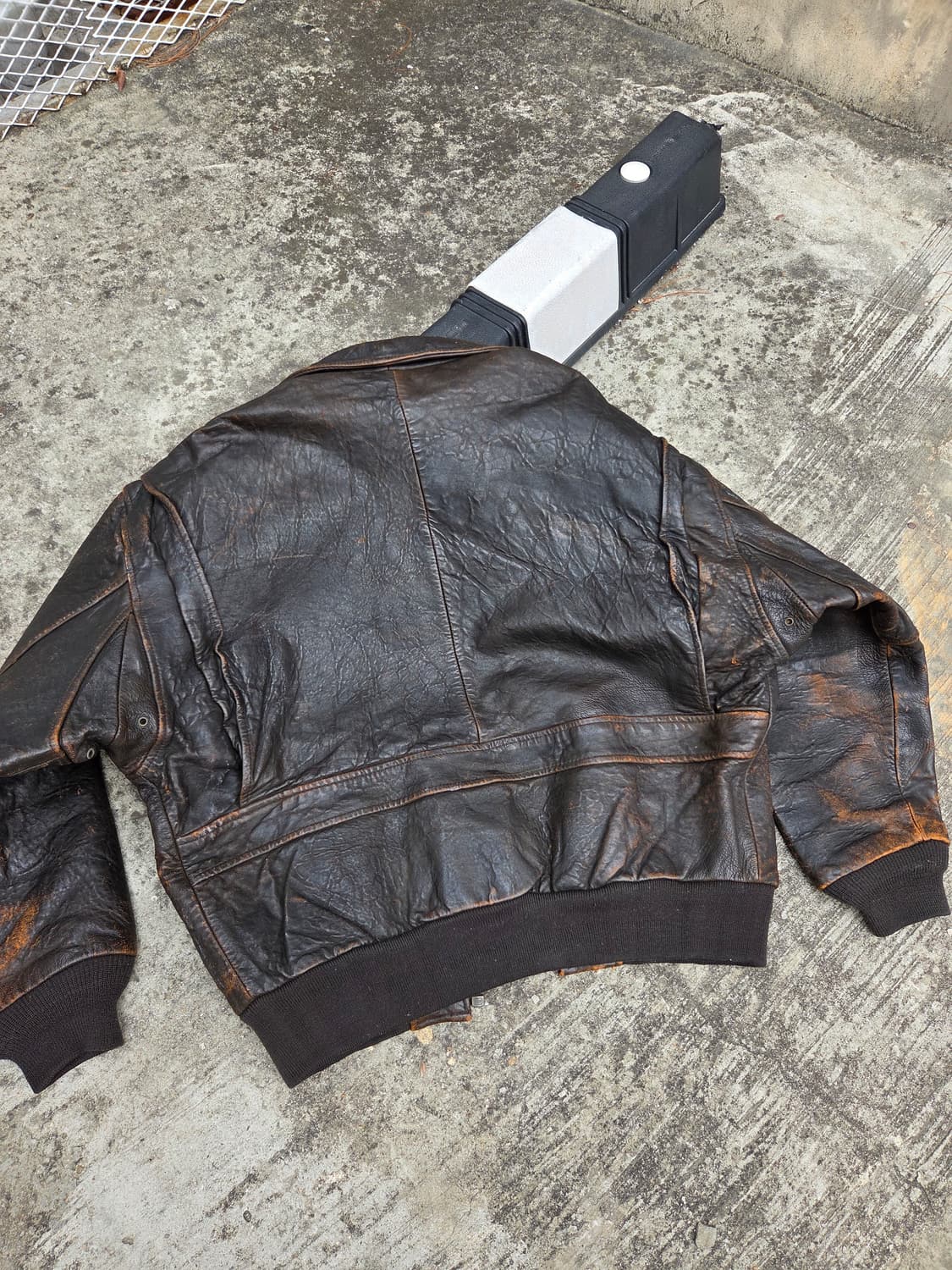 90's 빈티지 G-1 레더 자켓 상품이미지5