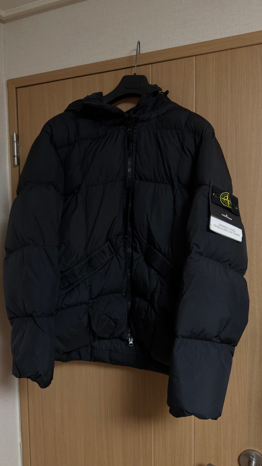 [XXL] 19FW 스톤아일랜드 크링클랩스 패딩 후드 711540223 상품이미지1