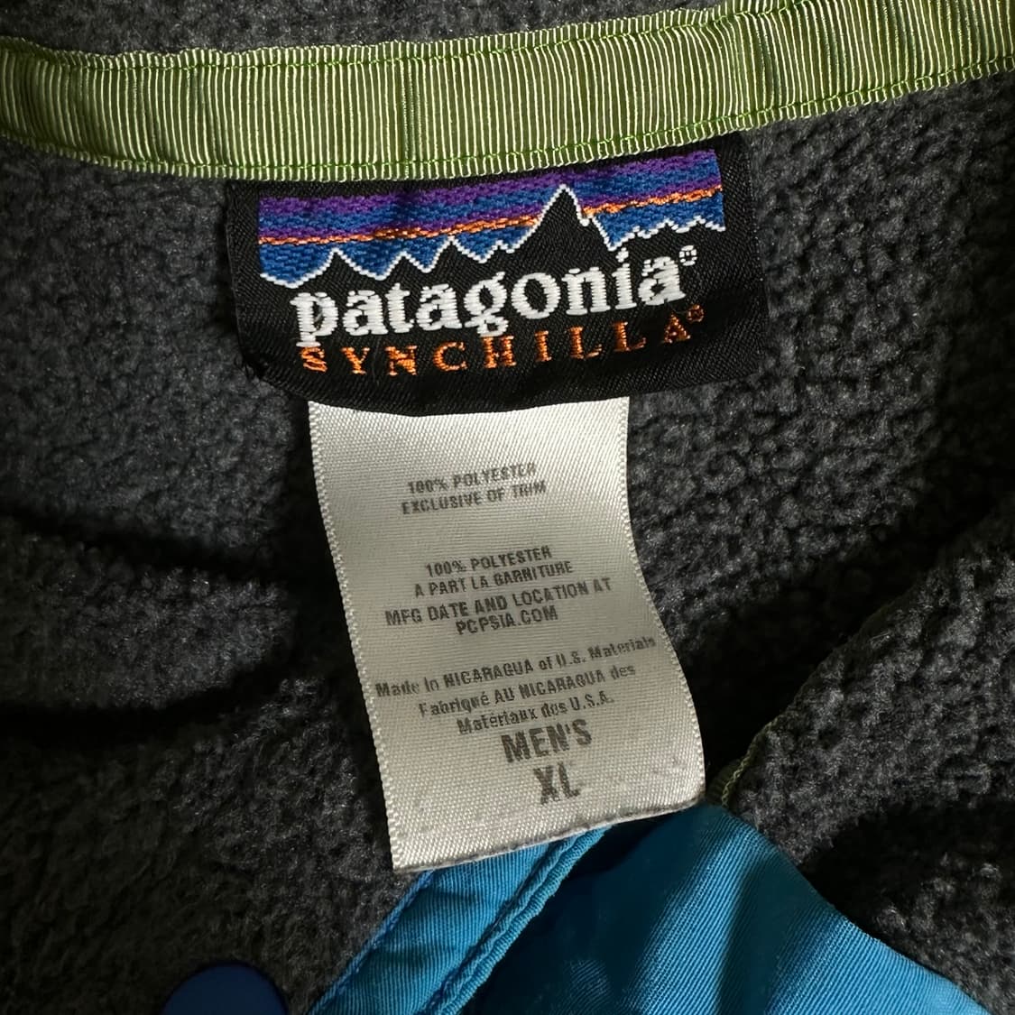 10s 파타고니아 신칠라 니켈 스카이블루 XL 상품이미지6