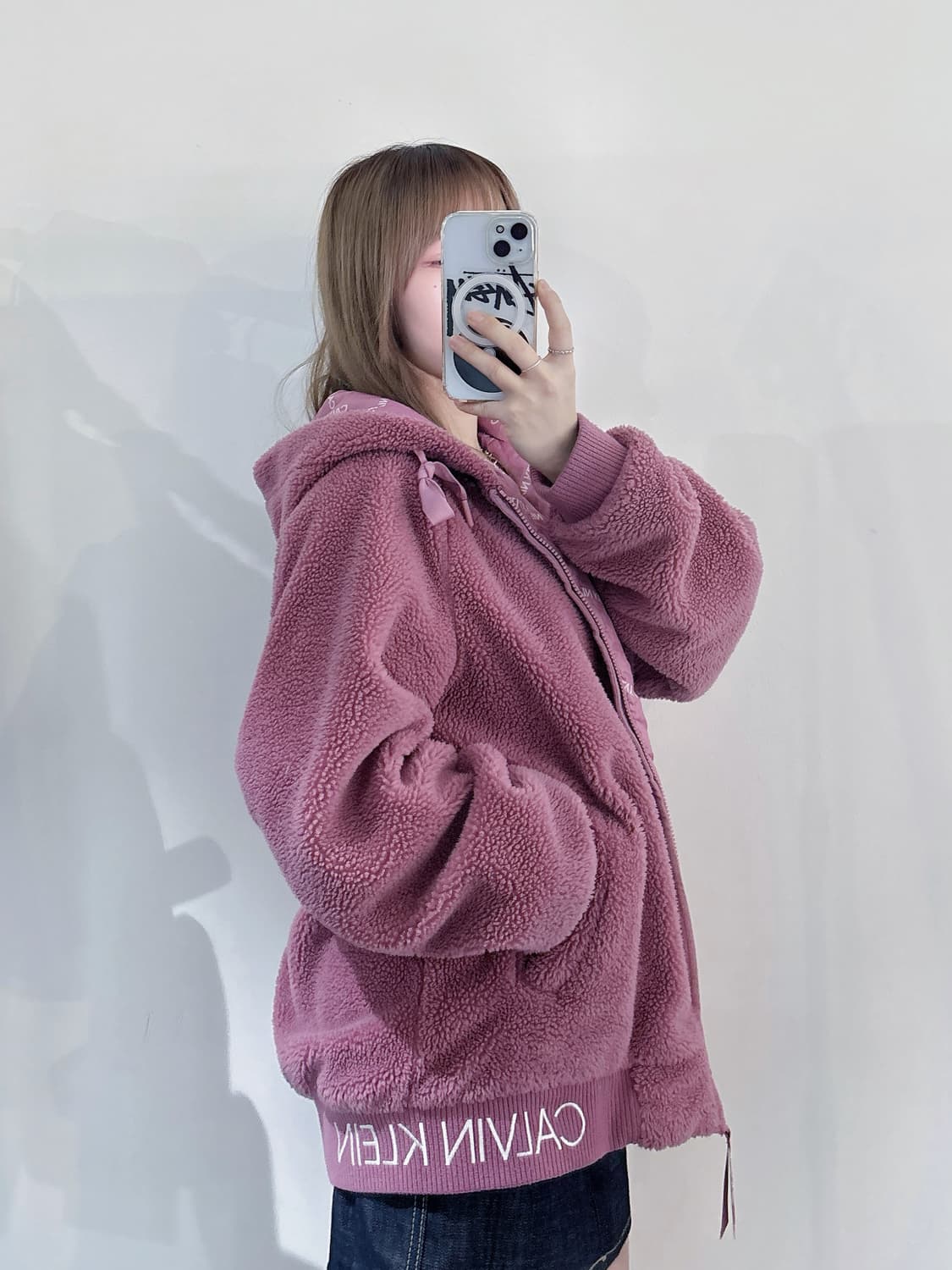 캘빈클라인 퍼포먼스 후드 후리스 집업 상품이미지2