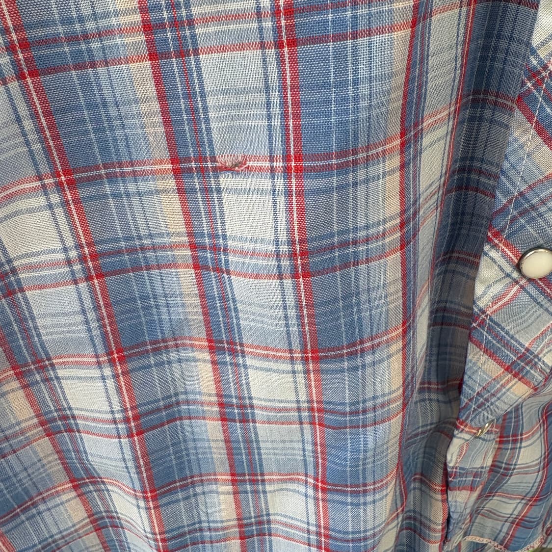 80s 랭글러 체크 웨스턴셔츠 상품이미지3