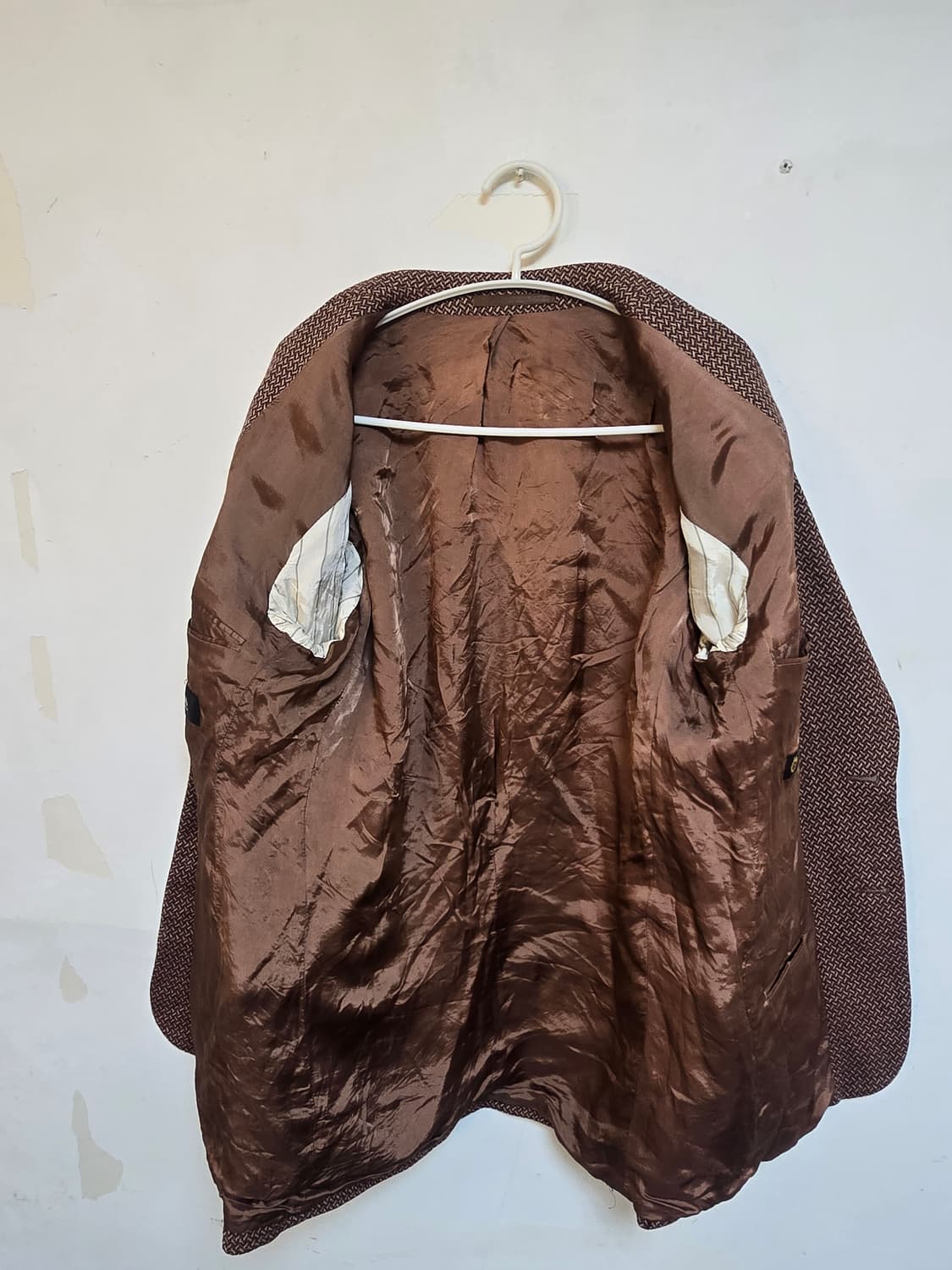 휴고 보스 브라운 울 캐시미어 자켓 48 (새상품급) 상품이미지4