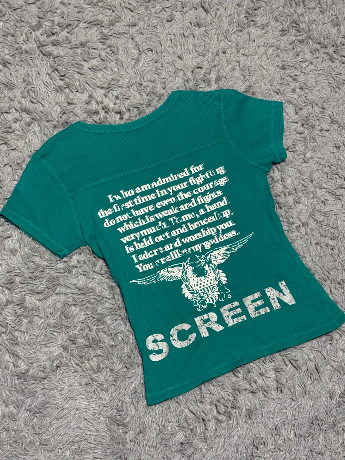 빈티지 Y2K무드 반팔 상품이미지2