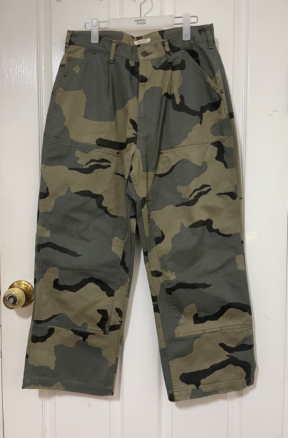 [M] 바이닐 아카이브 25ss 카모 더블니 팬츠 상품이미지5