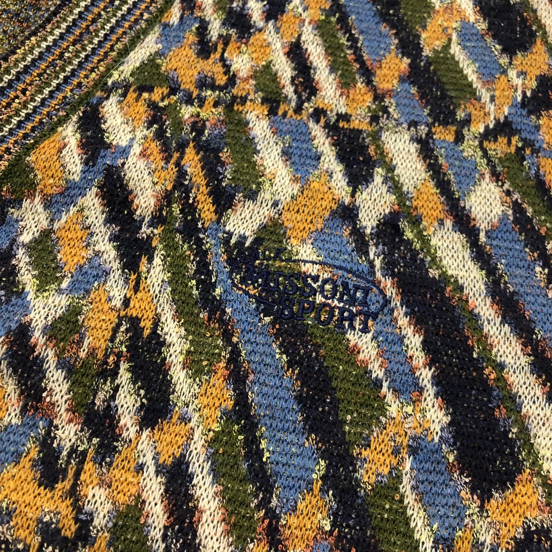 미쏘니 멀티컬러 울 패턴 가디건 상품이미지3