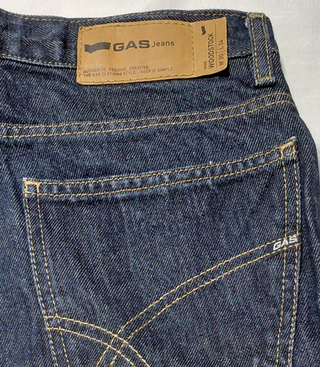 [W30] GAS Jeans 가스 프리미엄 데님 'Woodstock' 상품이미지9