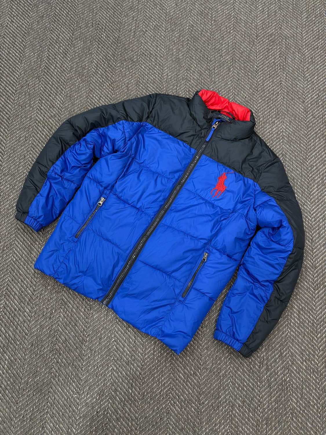 폴로랄프로렌 배색 패딩 상품이미지1
