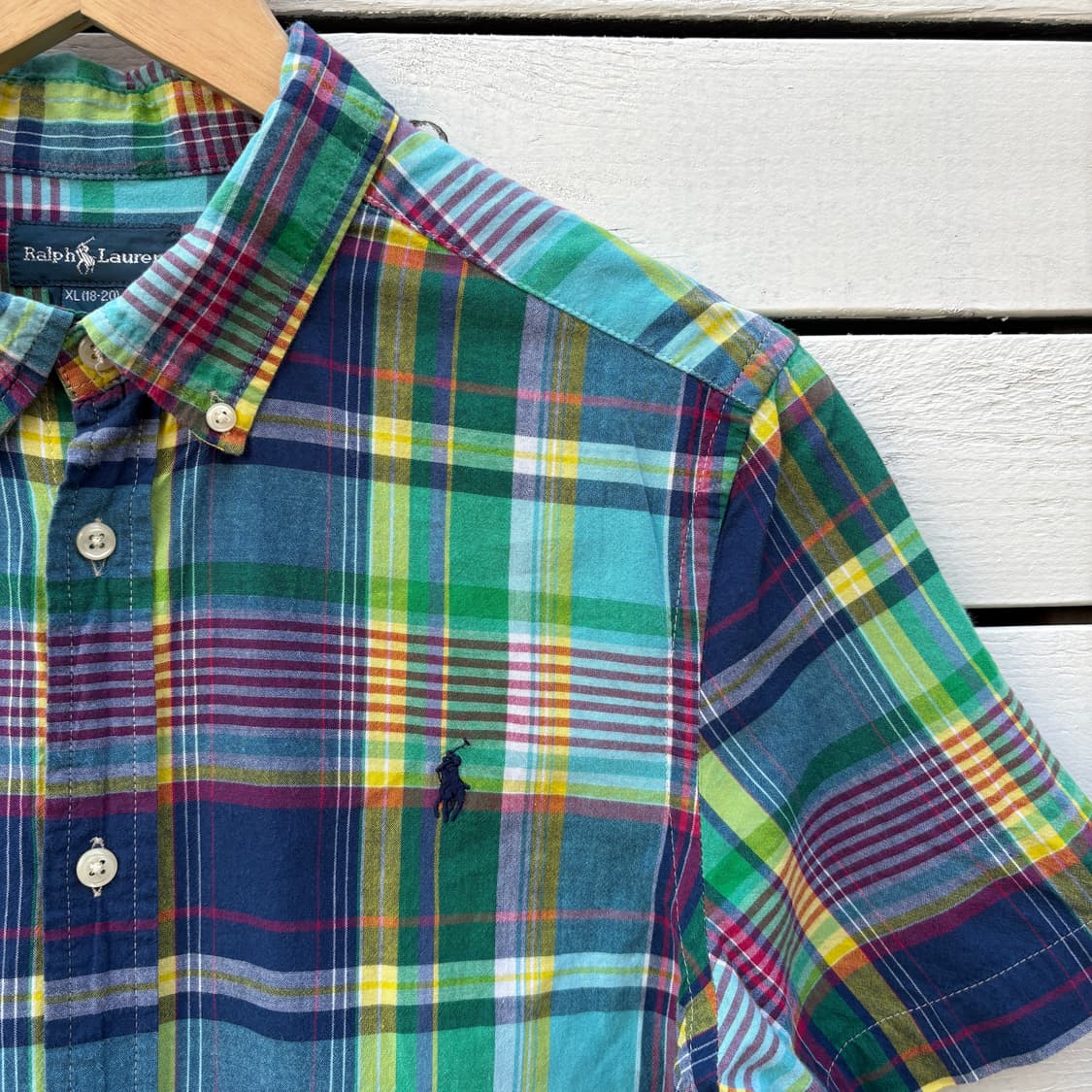 Polo 폴로 체크 반팔 셔츠 상품이미지4