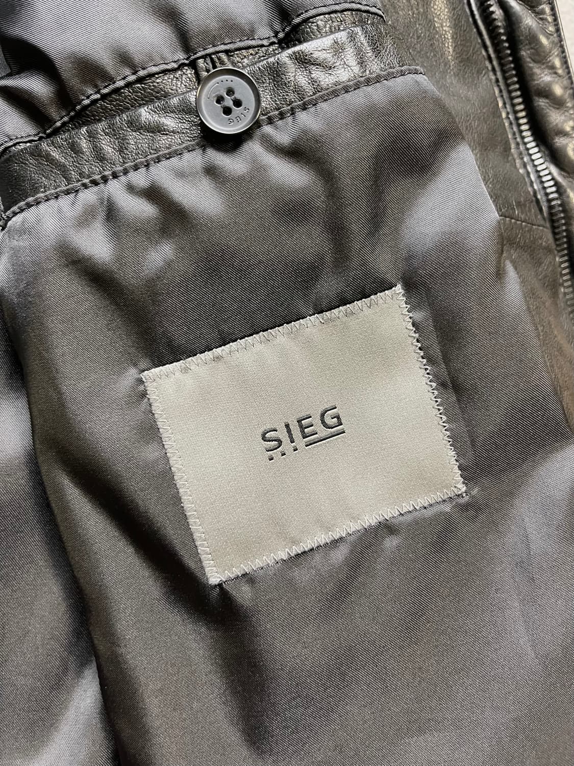 [택110] SIEG 지이크 양가죽자켓 -105-110slim 상품이미지9