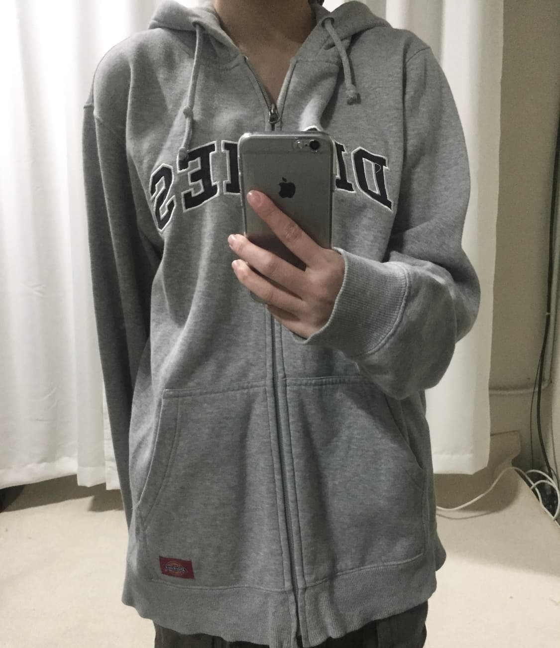 디키즈 회색 그레이 후드집업 상품이미지1